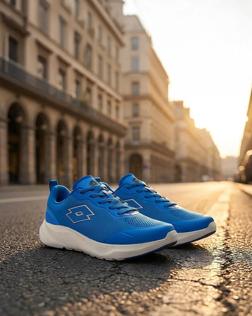 Men Lotto Oxyrun - Directoire Blue Running Shoes0