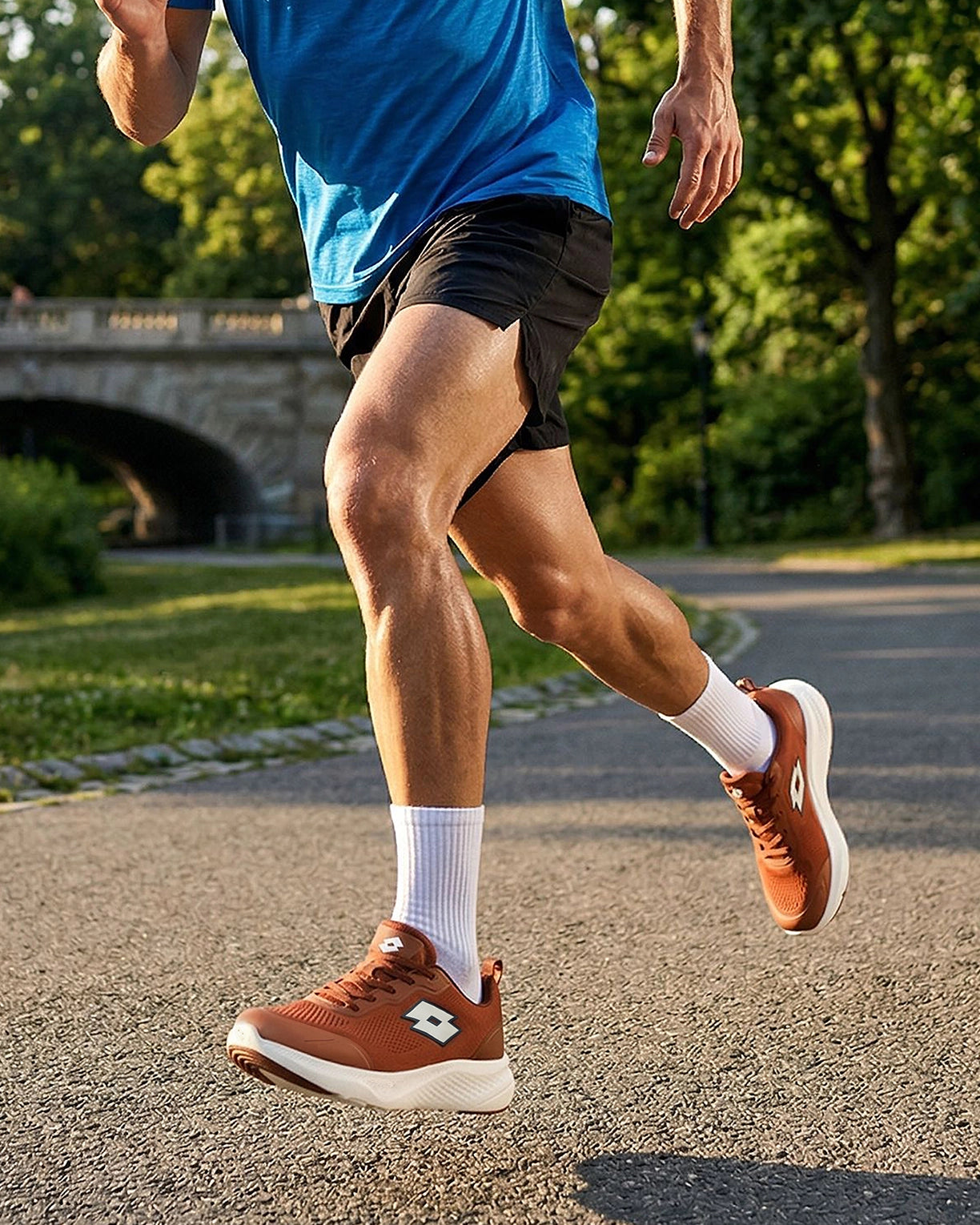 Men Lotto Oxyrun - Bombay Orange Running Shoes4