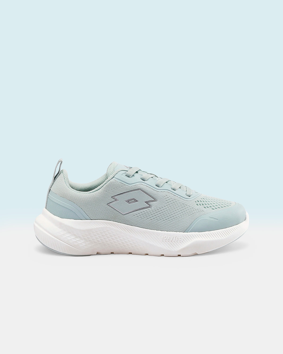 Women Lotto Oxyrun - Misty Blue-Star White Running Shoes1