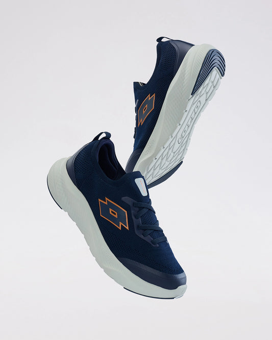 Men Lotto Oxyrun Slip On - Peacoat-Glacier Grey Walking Shoes 1