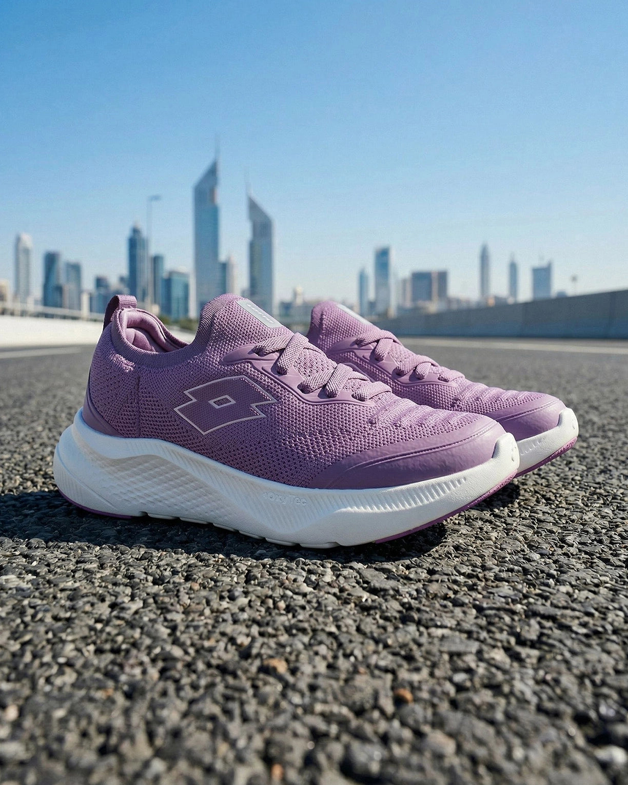 Women Lotto Oxyrun Slip On - Radiant Orchid Walking Shoes0