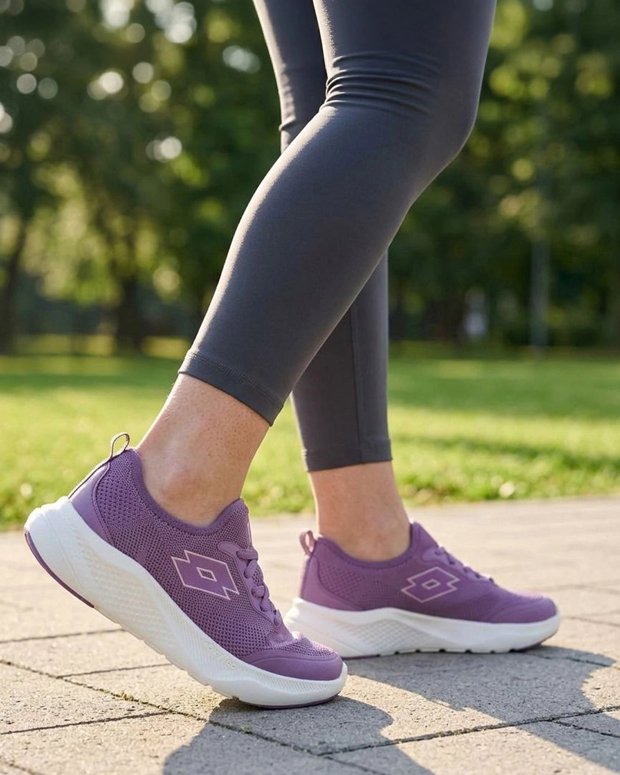 Women Lotto Oxyrun Slip On - Radiant Orchid Walking Shoes4