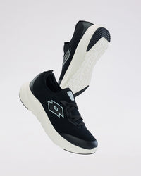 Women Lotto Oxyrun Slip On - Black Beauty Walking Shoes 1