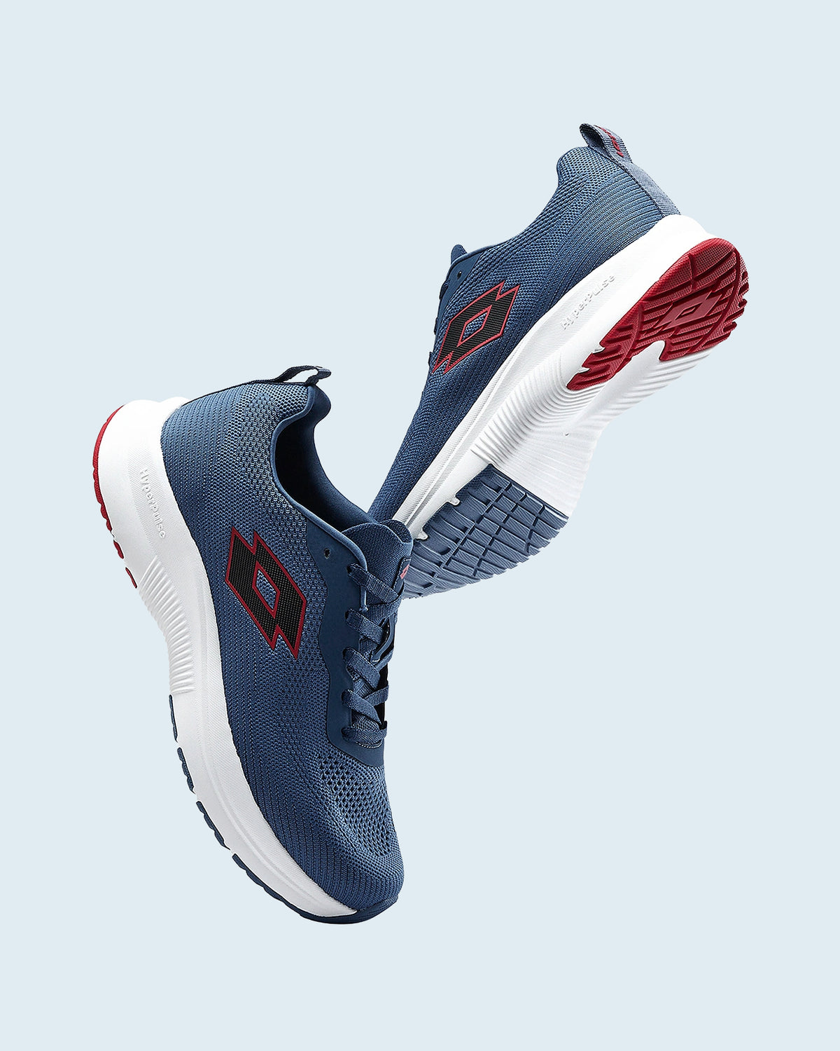 Men Lotto Atleta Knit - Stellar-Rococco Red-Star White Running Shoes6