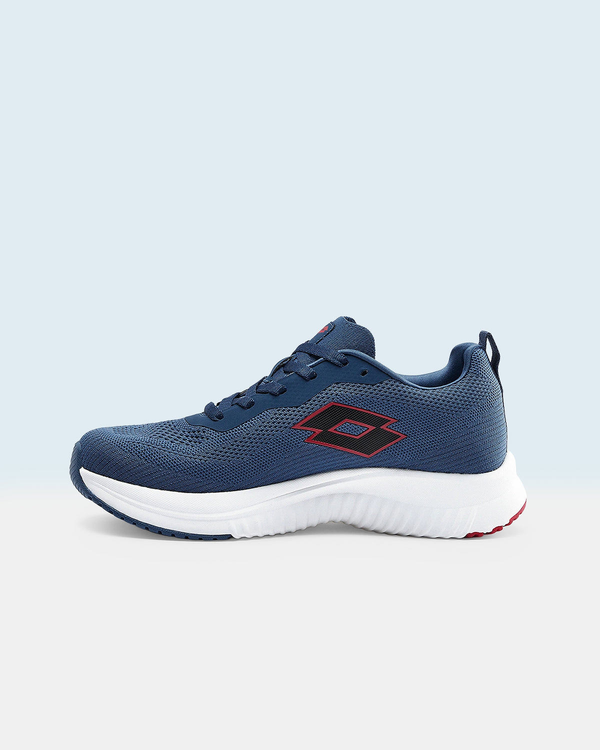 Men Lotto Atleta Knit - Stellar-Rococco Red-Star White Running Shoes5