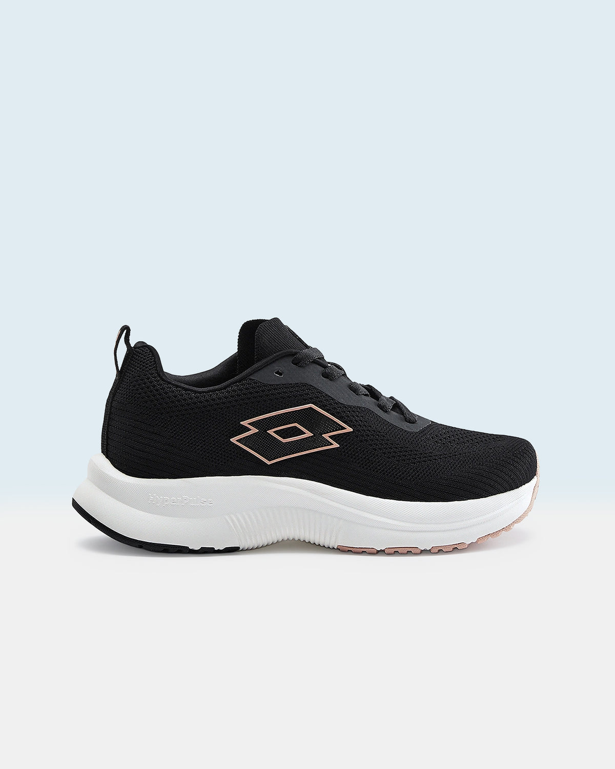 Women Lotto Atleta Knit - Black Beauty-Dusty Pink-Star White Running Shoes1