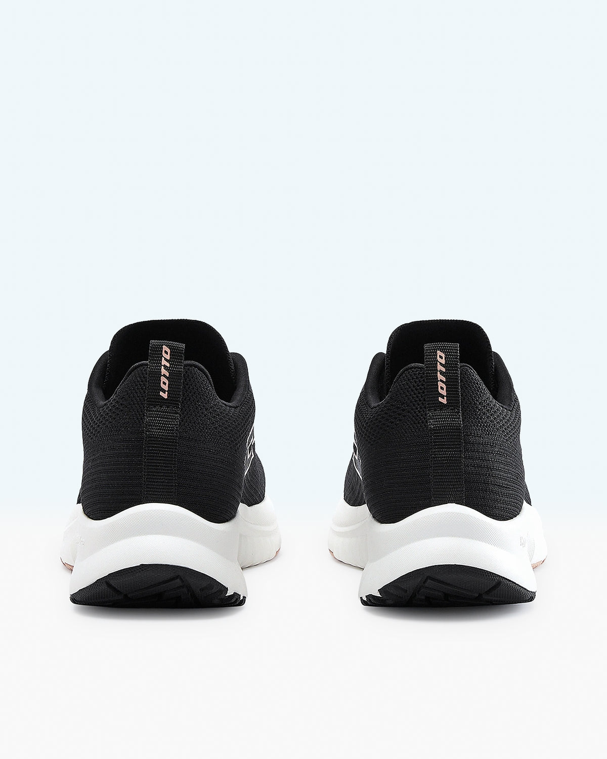 Women Lotto Atleta Knit - Black Beauty-Dusty Pink-Star White Running Shoes3