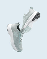 Women Lotto Atleta Knit - Misty Blue-Star White Running Shoes 1