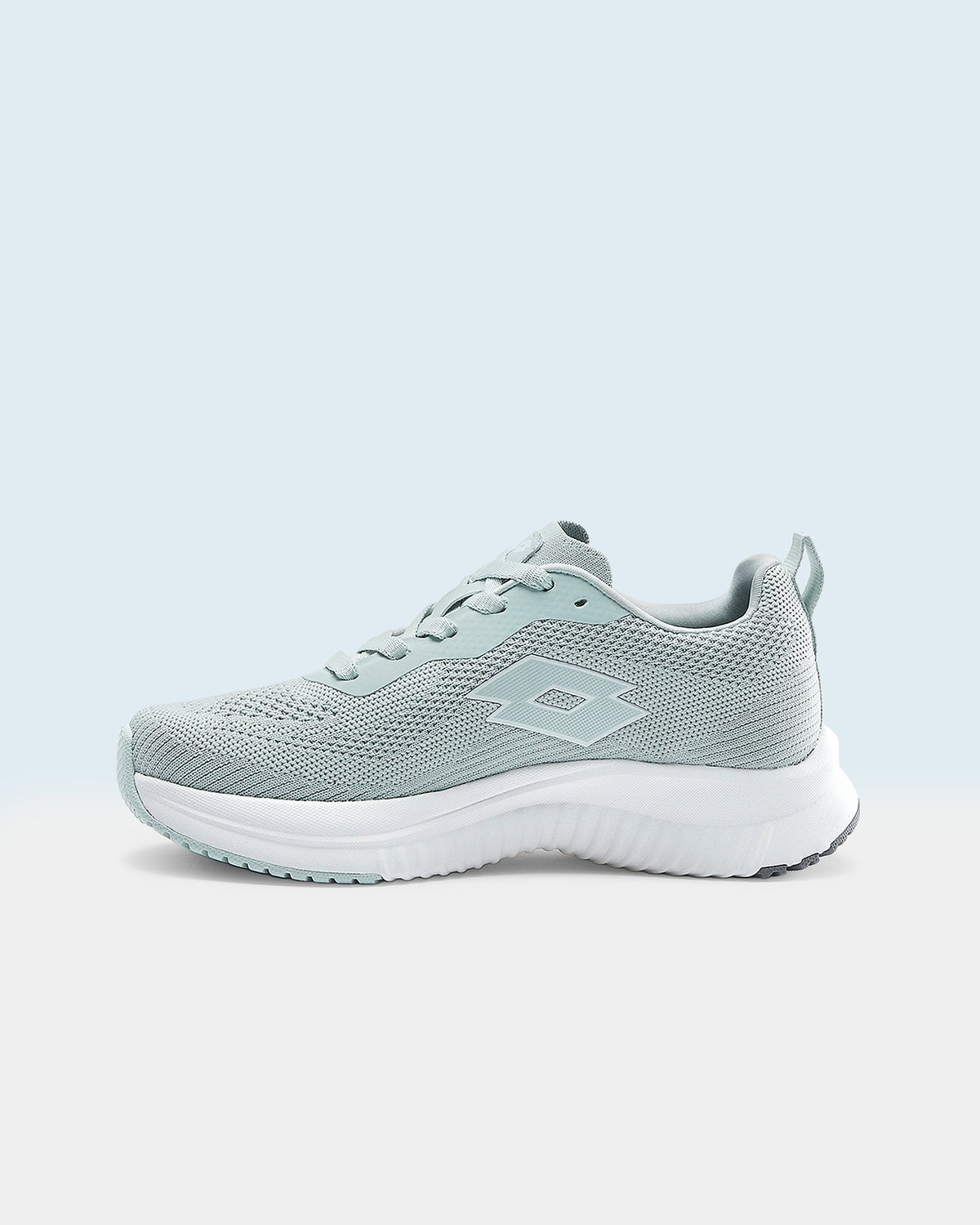 Women Lotto Atleta Knit - Misty Blue-Star White Running Shoes5