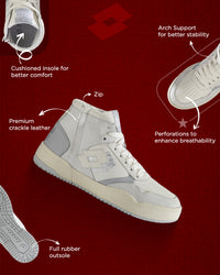 Women Lotto Hoop Star OG High - Star White Sneakers 1