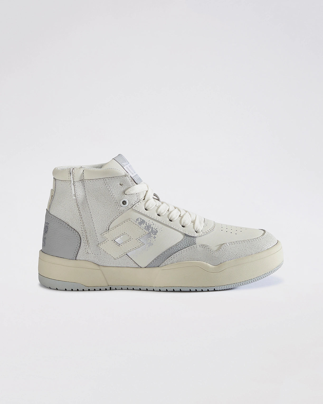 Hoop Star OG High - Premium leather sneaker - star white star white