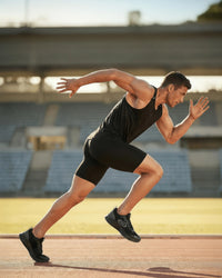 Men Lotto Atleta Pro+ - Black Beauty-Castlerock Running Shoes