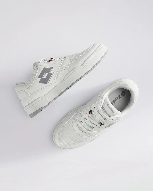 Men's Lotto Hoop Star Urbano - White-Harbour Mist