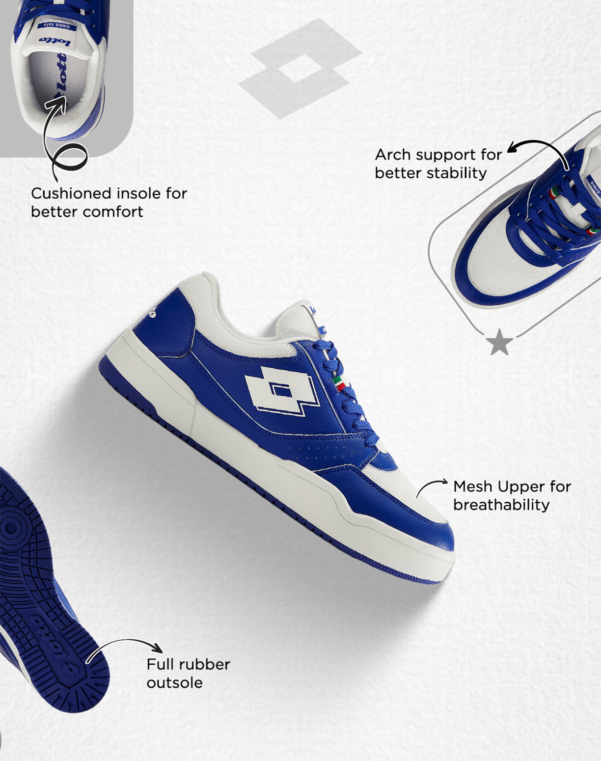 Hoop Star Urbano - Dazzling Blue-White