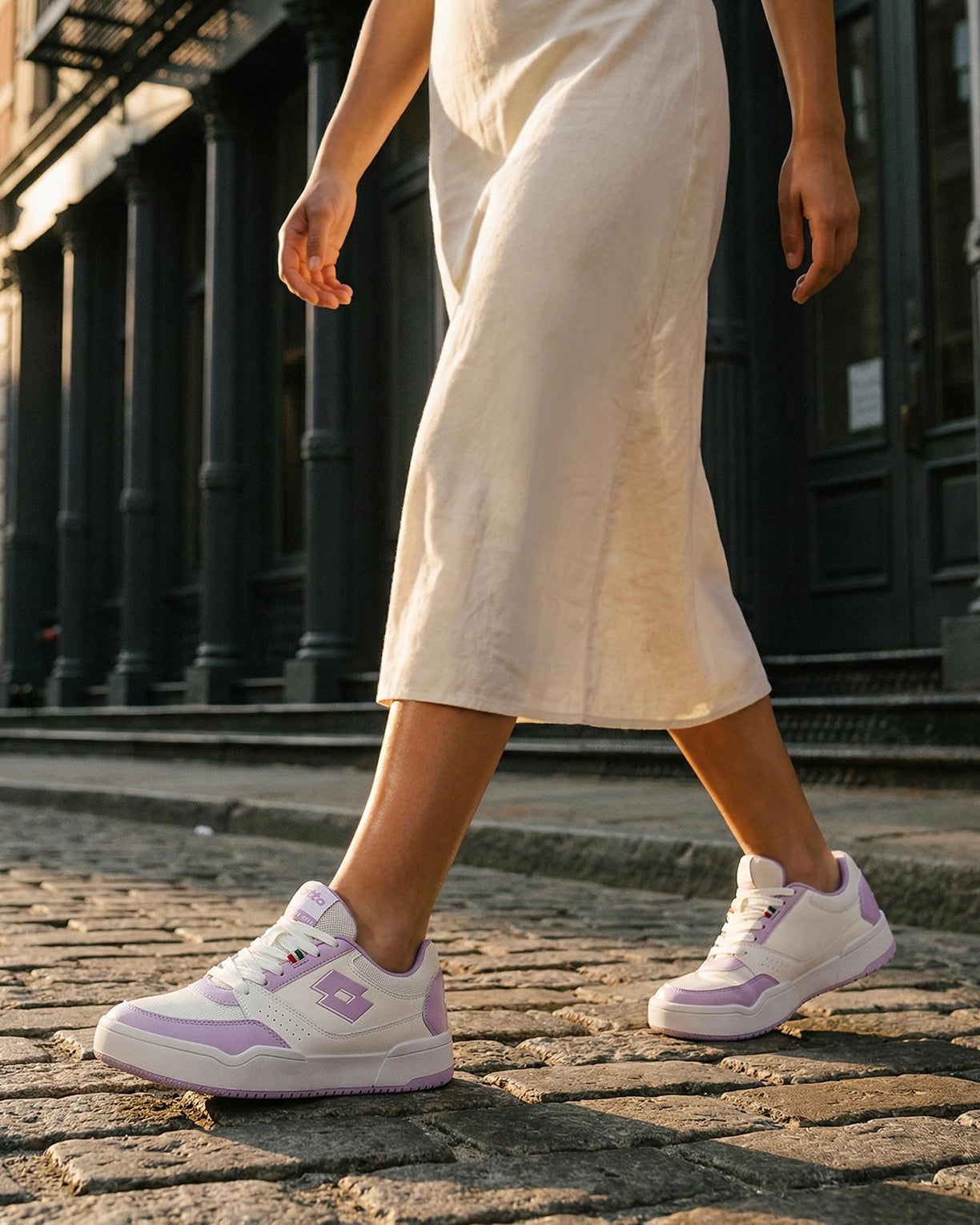 Hoop Star Urbano - Star White-Pastel Lilac