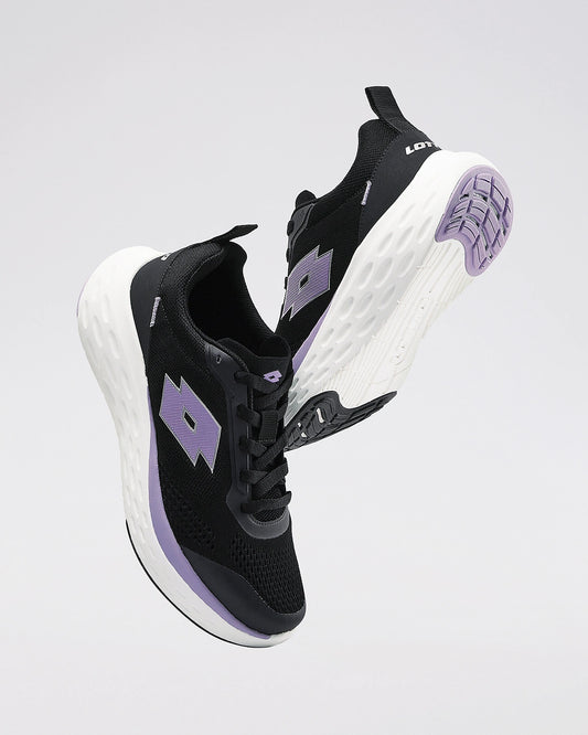 Women's Lotto Aerostep - Black Beauty-Purple Heather-Star White