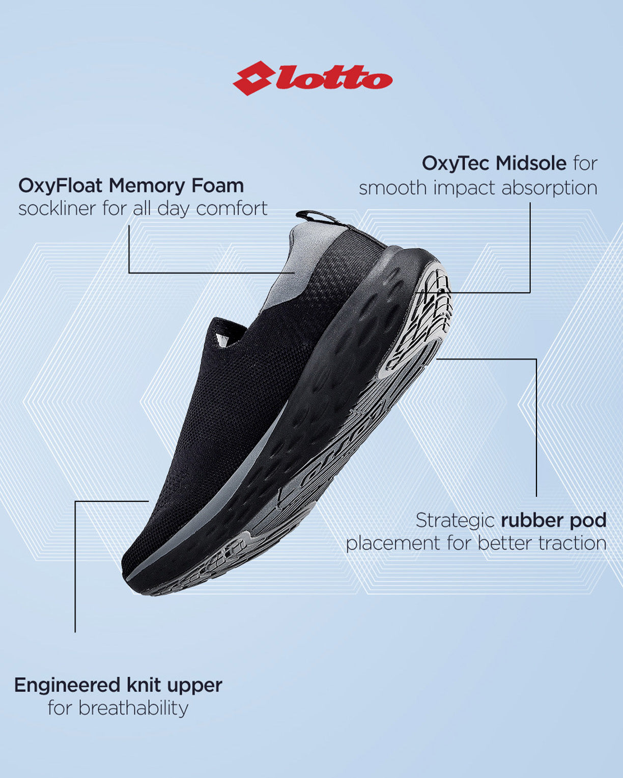 Aerostep Slip on - Black Beauty-Castlerock