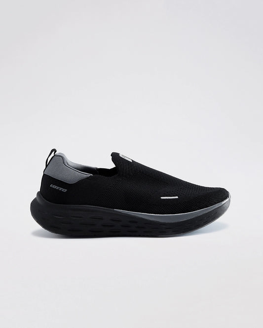 Men's Lotto Aerostep Slip on - Black Beauty-Castlerock