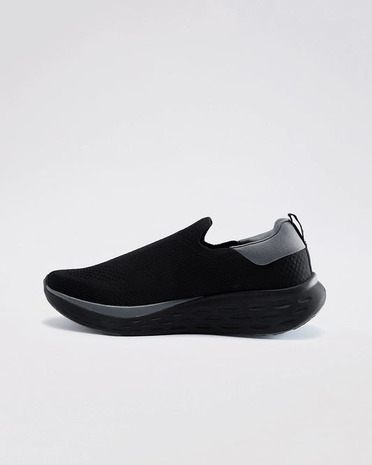 Men's Lotto Aerostep Slip-on - Black Beauty-Castlerock