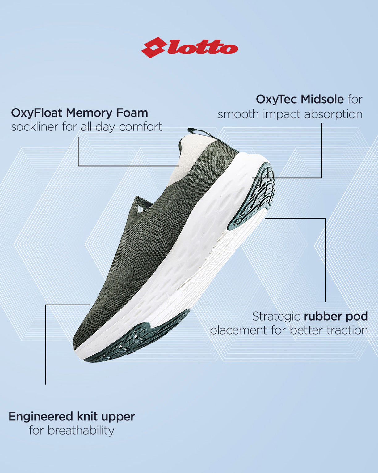 Aerostep Slip on - Rosin-Gardenia-Feather Gray