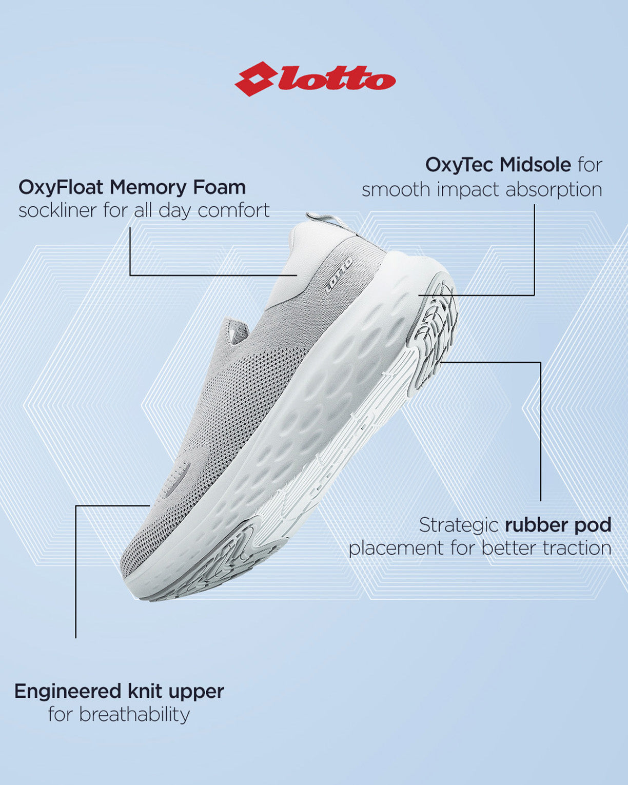 Aerostep Slip on - Spa Blue-Metal