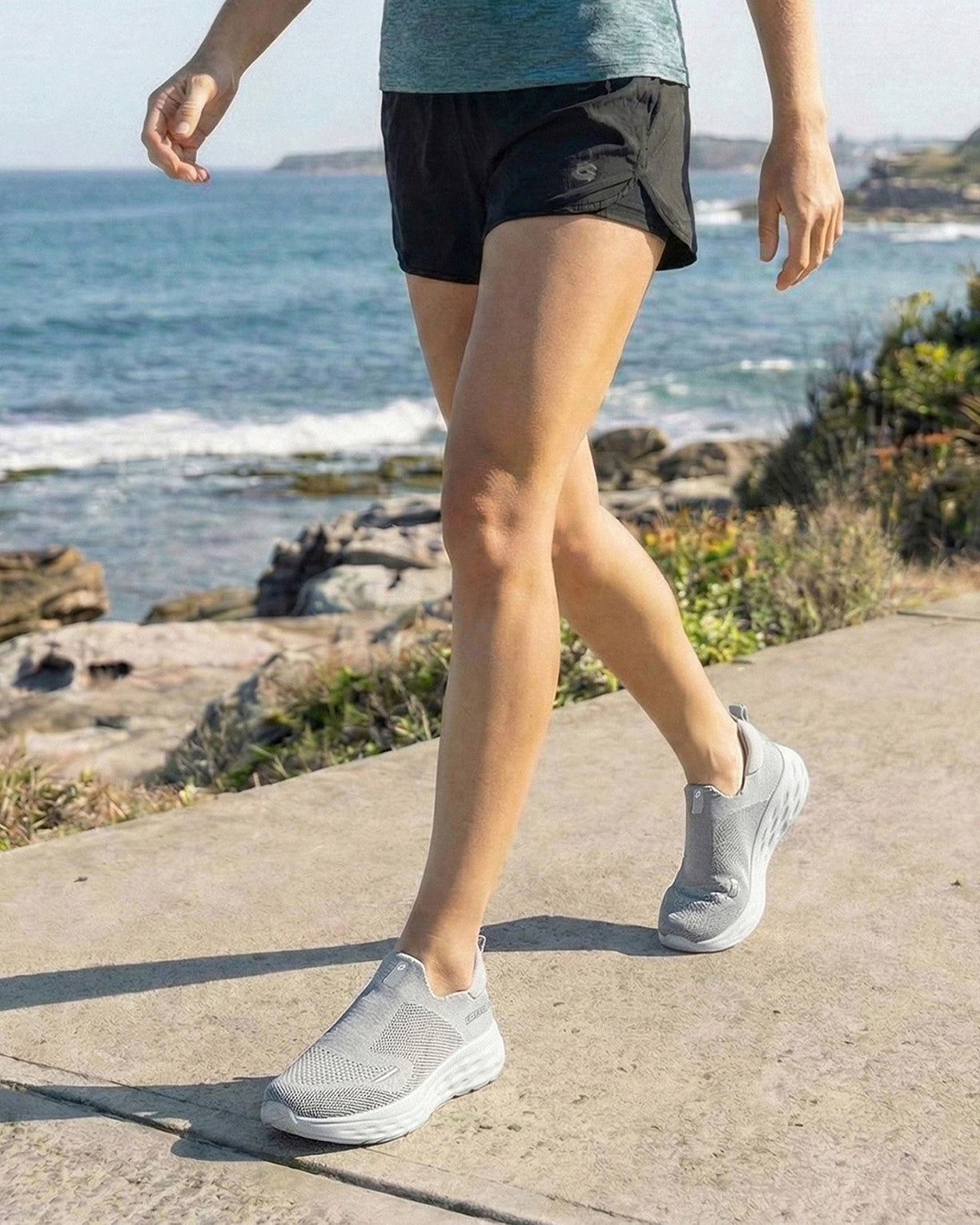 Aerostep Slip-on - Spa Blue-Metal