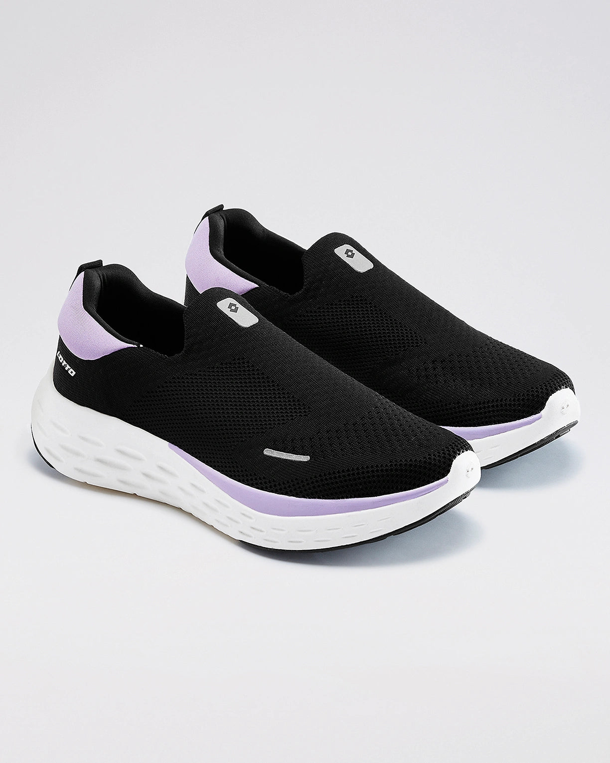 Aerostep Slip on - Black Beauty-Gardenia-Purple Heather
