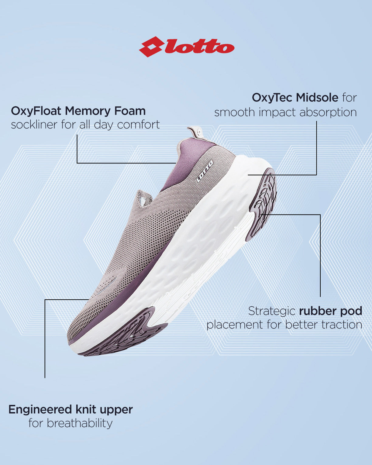 Aerostep Slip on - Atmosphere-Star White