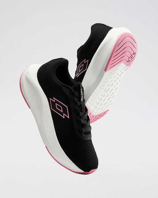 Women's Lotto Xwift Knit - Black Beauty-Star White