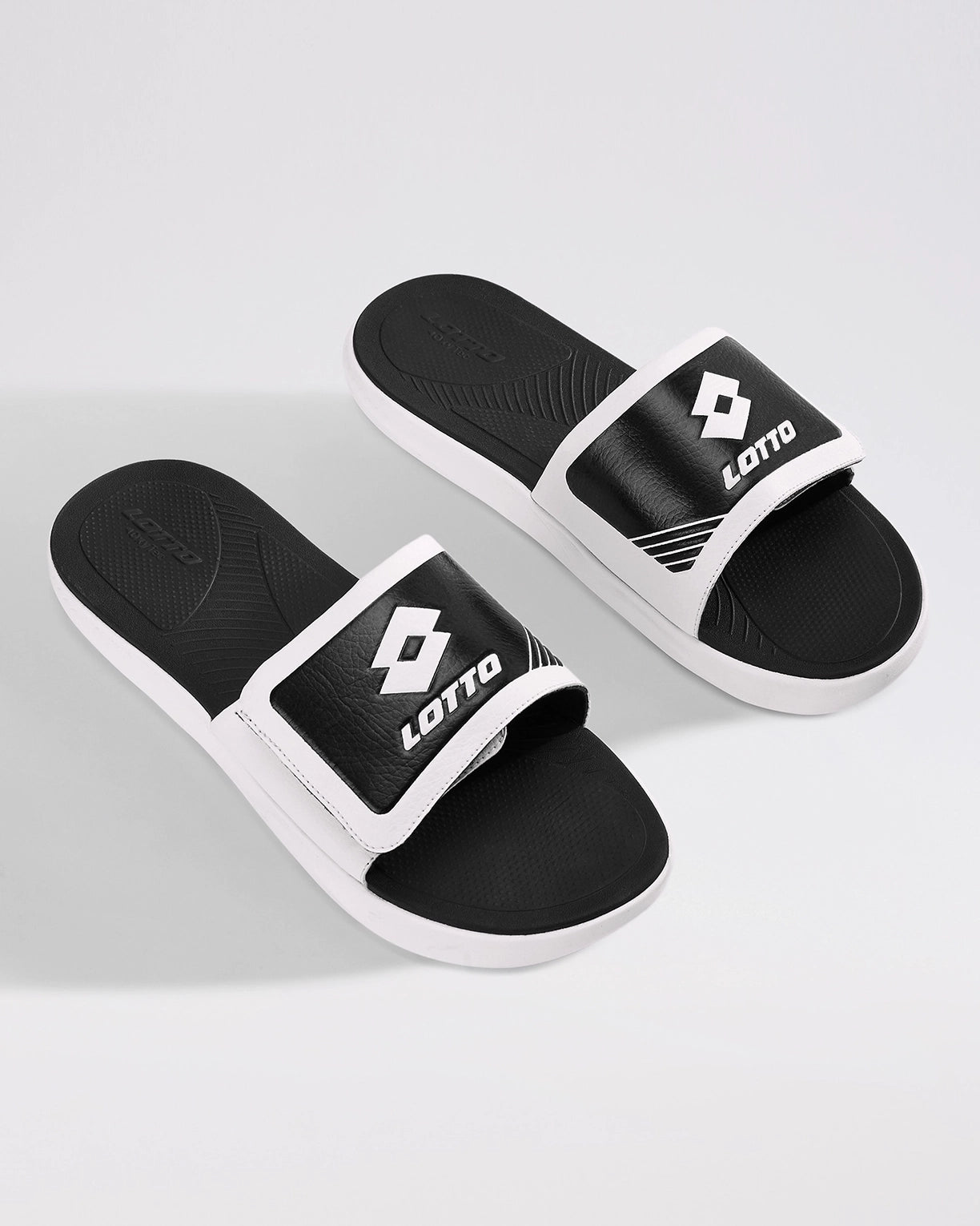 Men Lotto Groove Slide - Star White Slides1