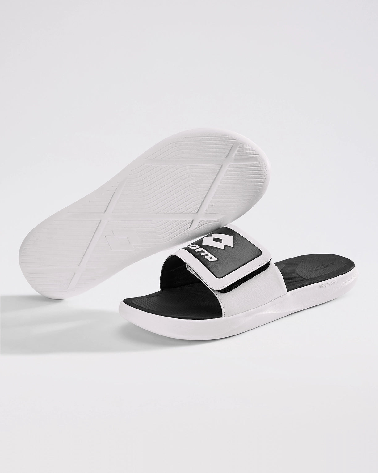 Men Lotto Groove Slide - Star White Slides4