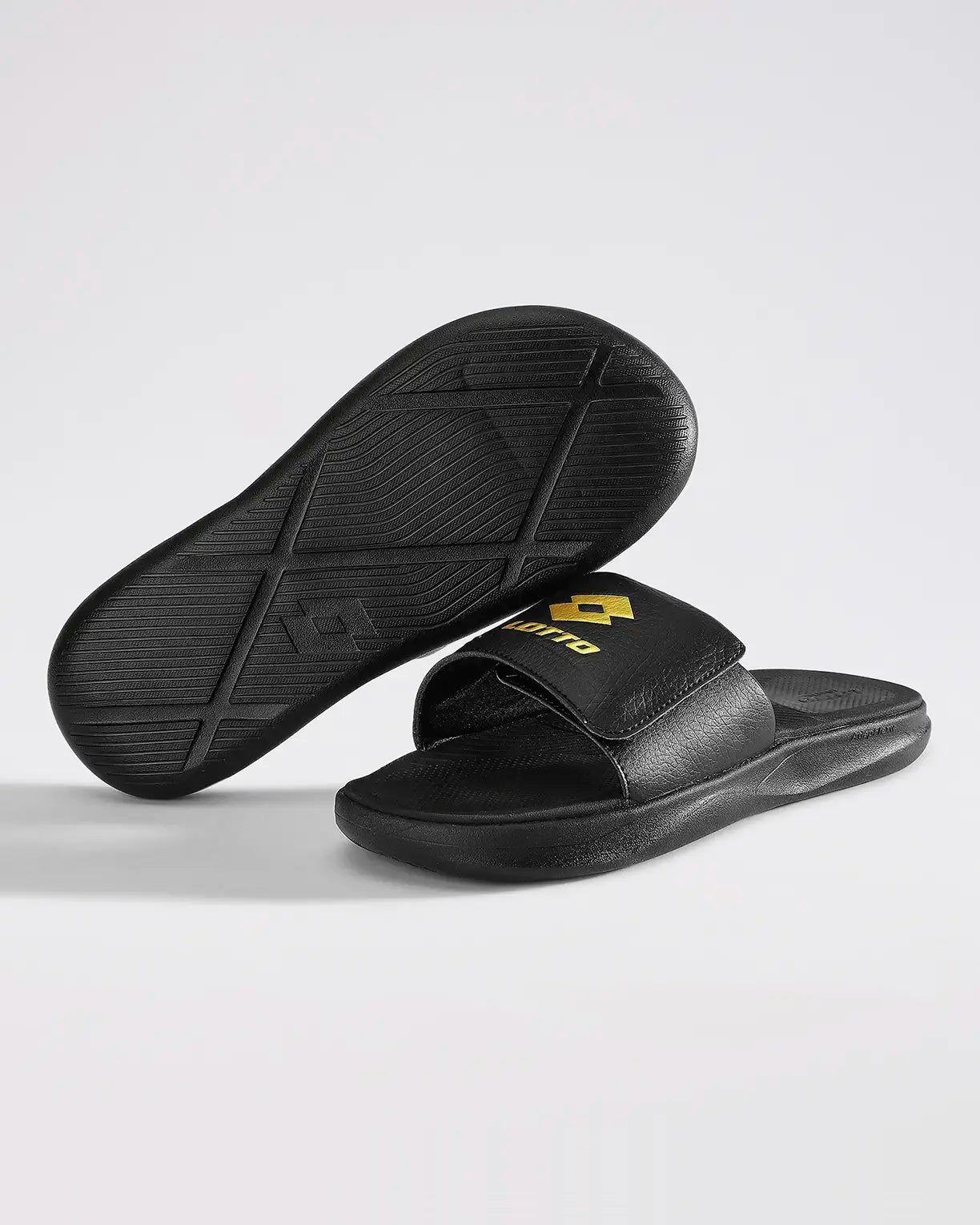 Women Lotto Groove Slide - Black Beauty Slides6
