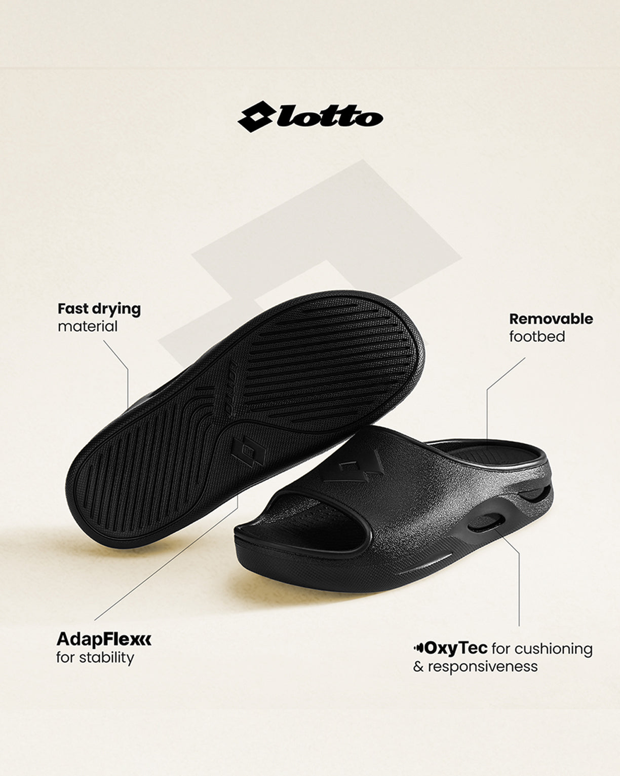 Esotica Slide - Black Beauty