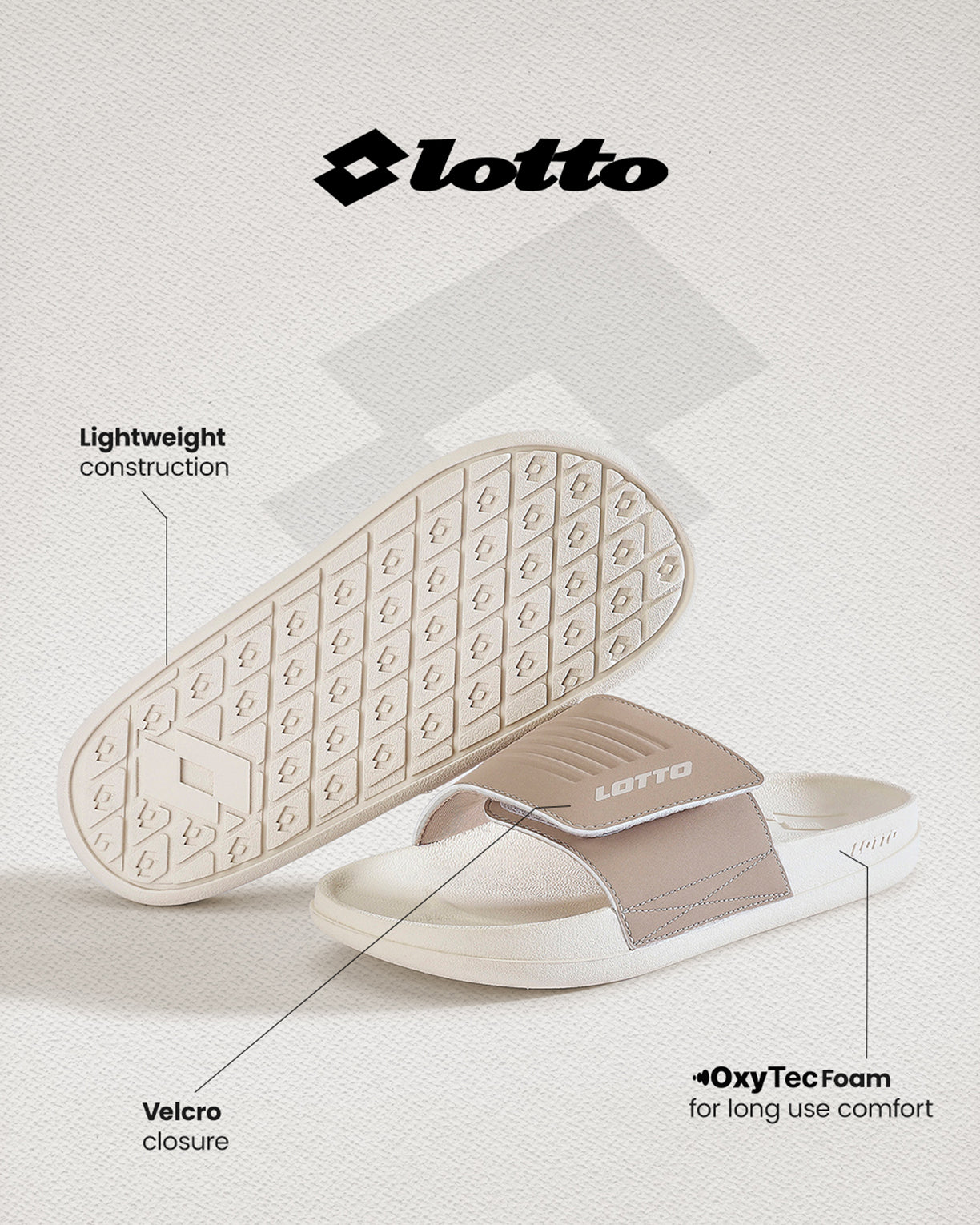 Women Lotto Enduro X - Sweet Cream Slides6