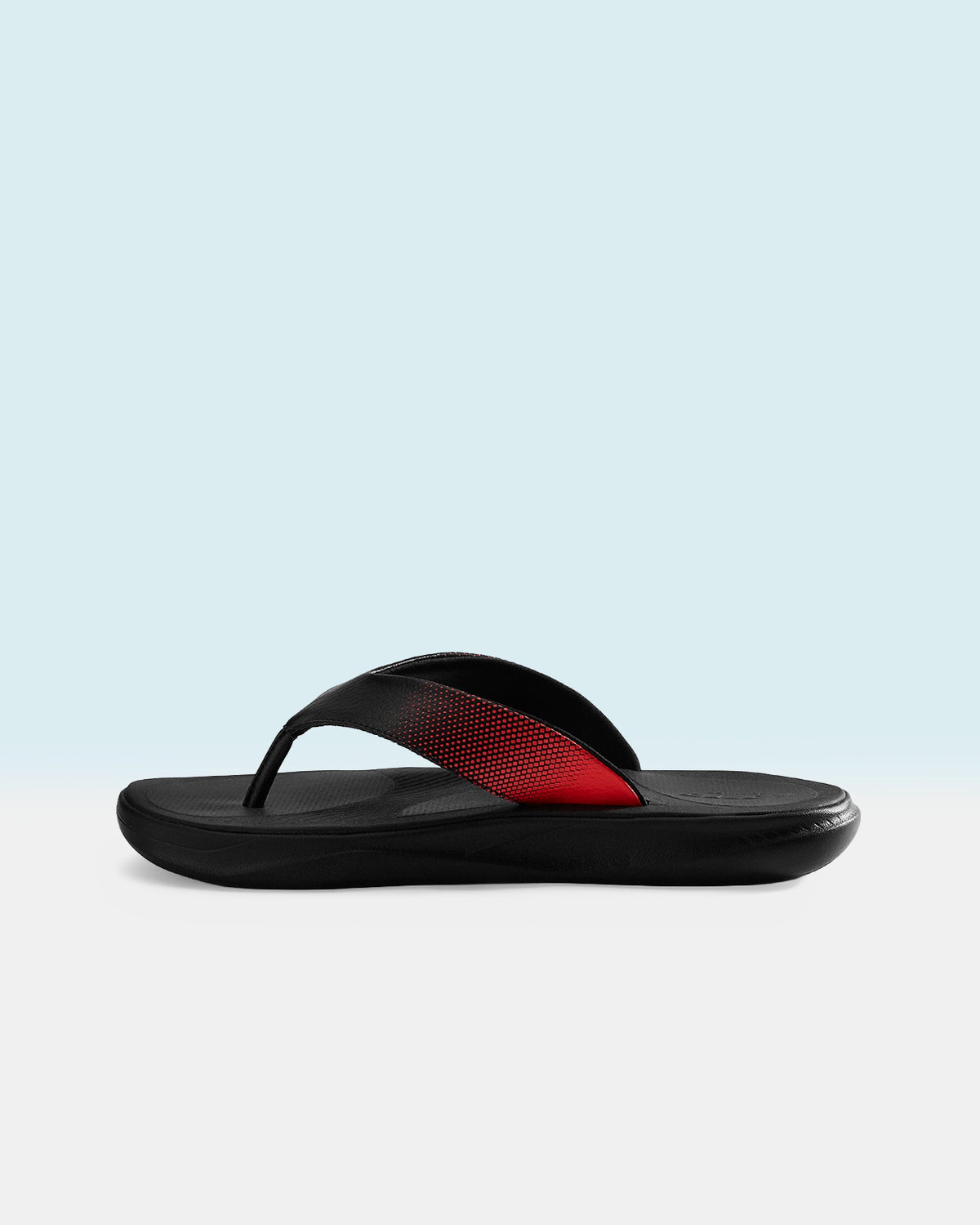 Men Lotto Groove Stack - Black Beauty-Fiery Red Slippers5