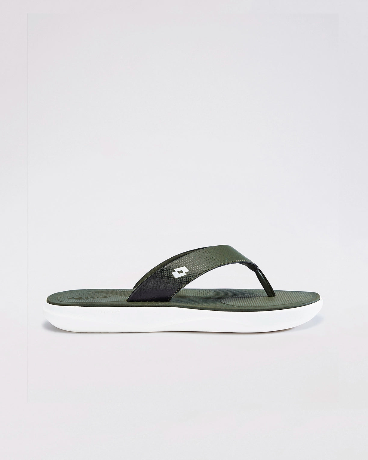 Men Lotto Groove Stack - Rifle Green Slippers1
