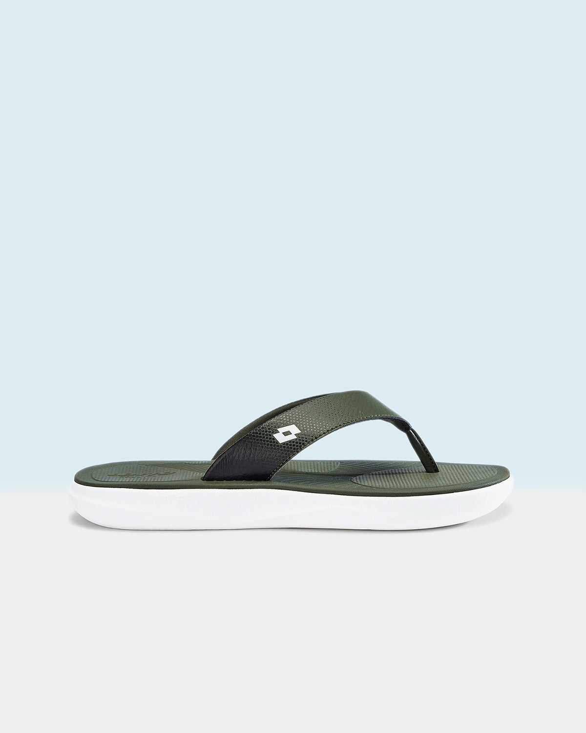 Men Lotto Groove Stack - Rifle Green Slippers1