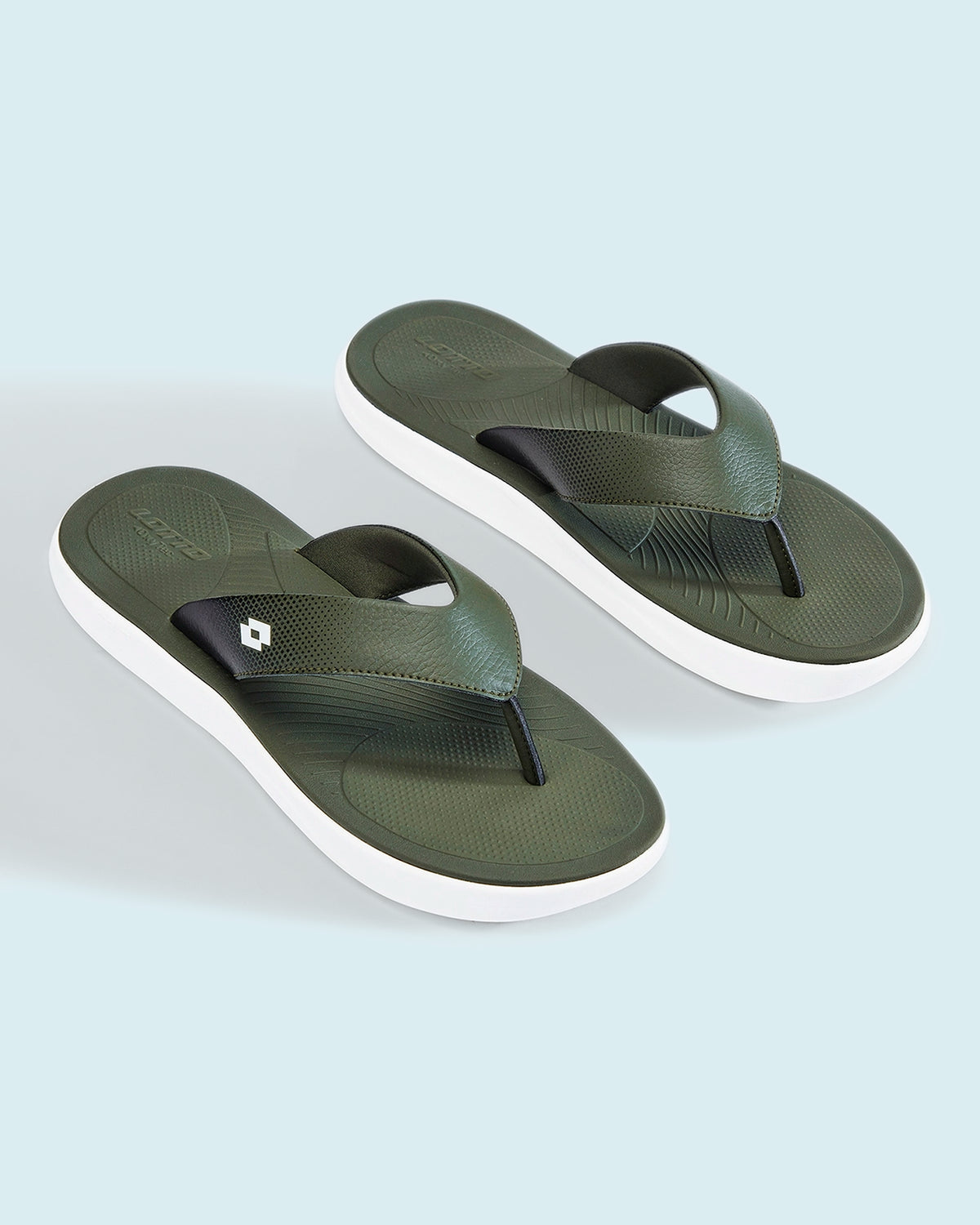 Men Lotto Groove Stack - Rifle Green Slippers2
