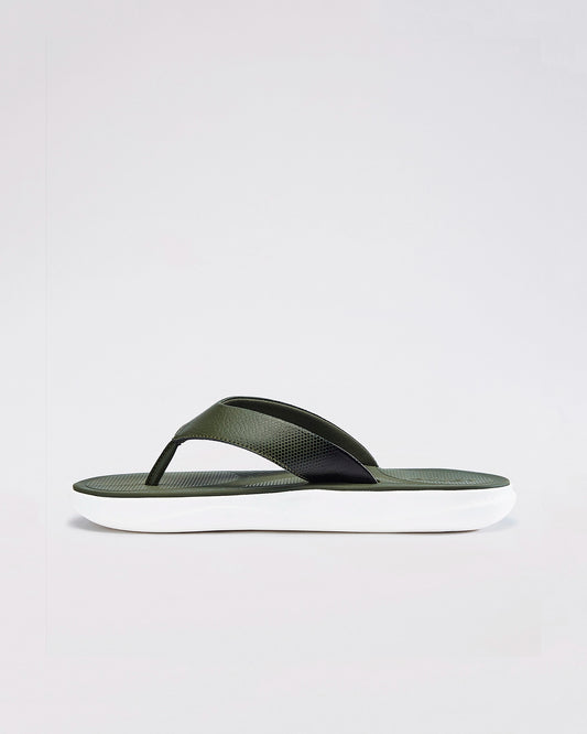 Men Lotto Groove Stack - Rifle Green Slippers 1