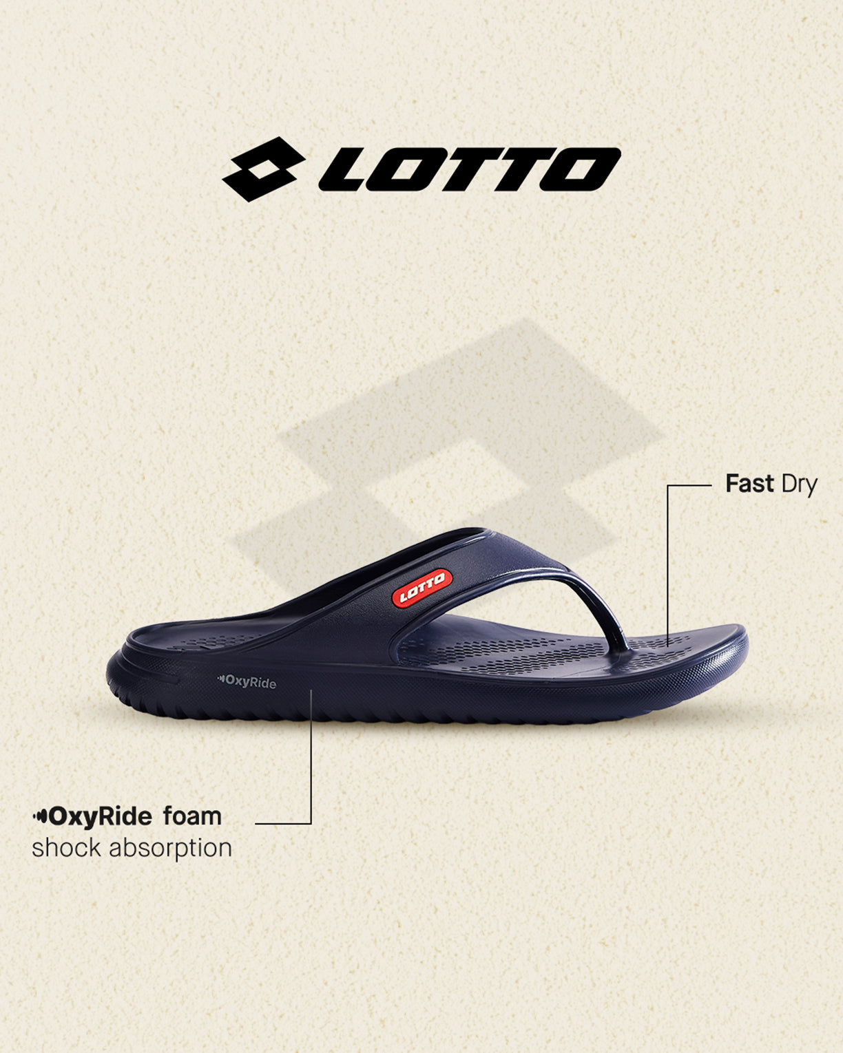 Men Lotto Momentum - Peacoat Slippers5