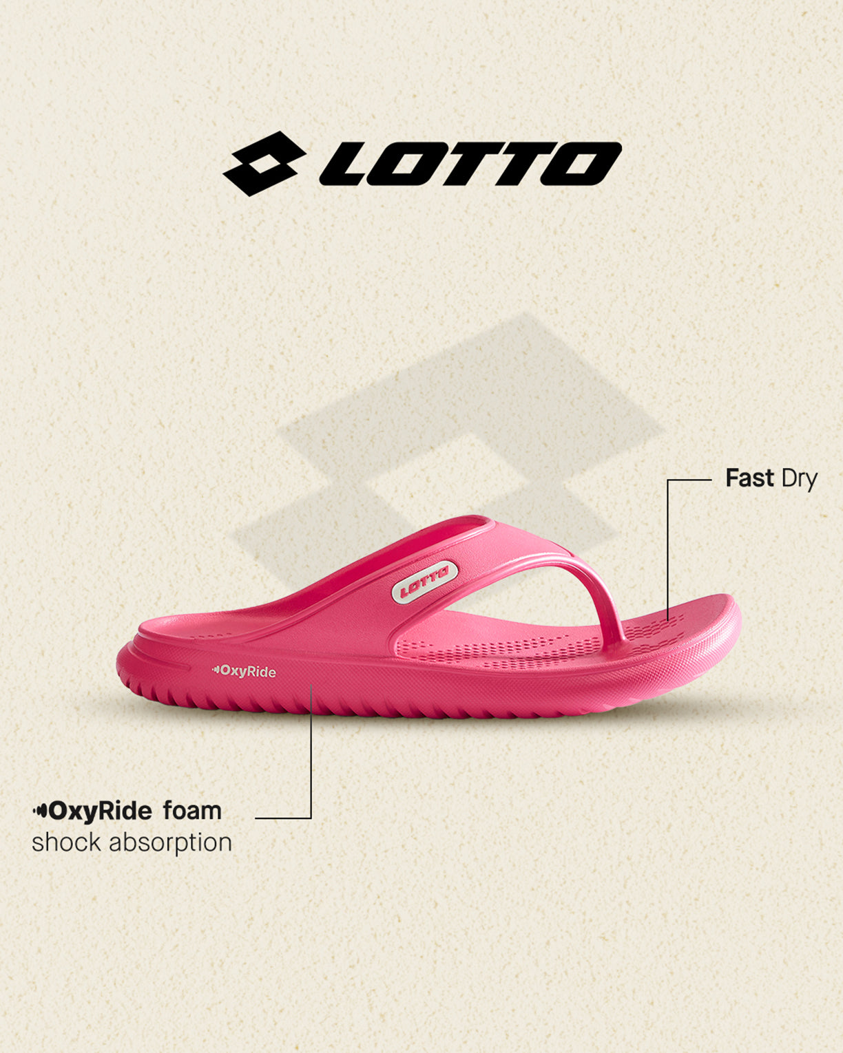 Women Lotto Momentum - Virtual Pink Slippers5