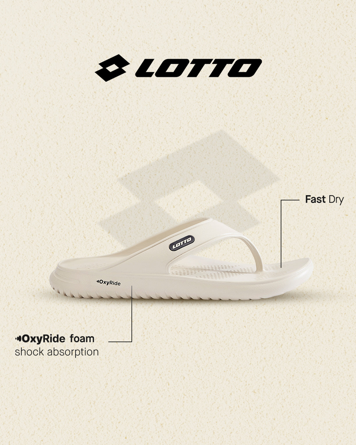 Women Lotto Momentum - Sandshell Slippers5
