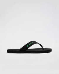 Men Lotto Simplio - Black Beauty-Poison Green Slippers