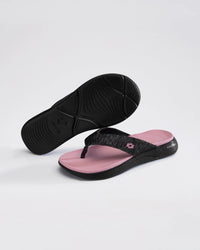 Women Lotto Evernote - Black Beauty-Orchid Smoke Slippers 1