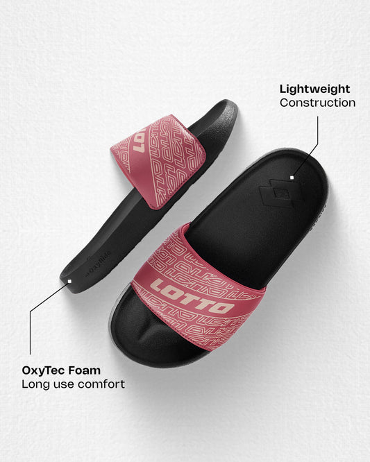 Women's Lotto Midway GFX - Black Beauty-Holly Berry-Mellow Rose