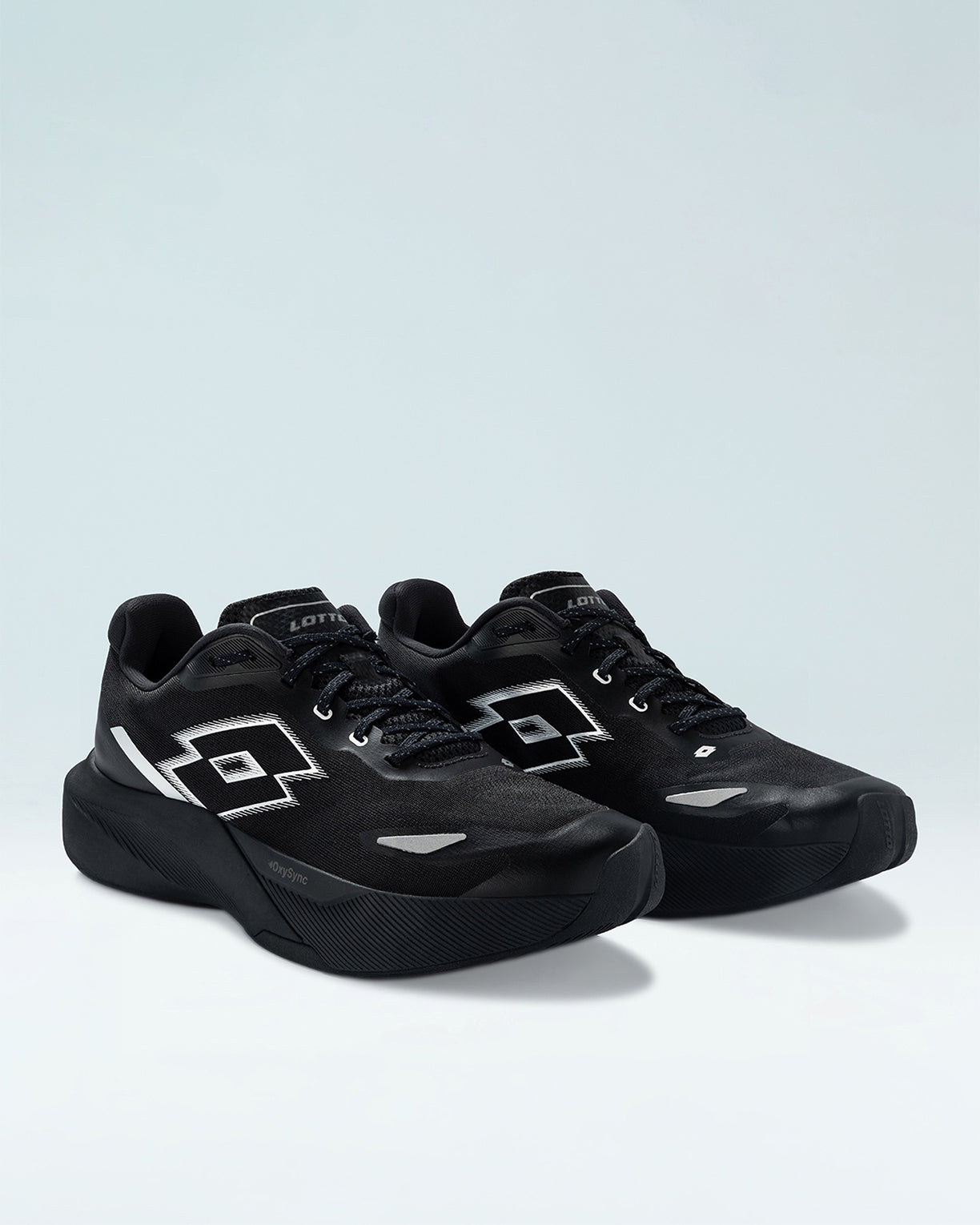 Men Lotto Scatto Pro - Demon Black Running Shoes1