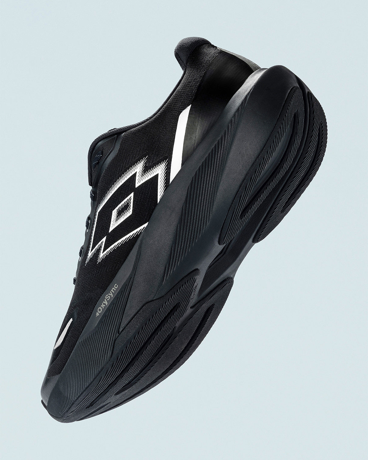 Men Lotto Scatto Pro - Demon Black Running Shoes5