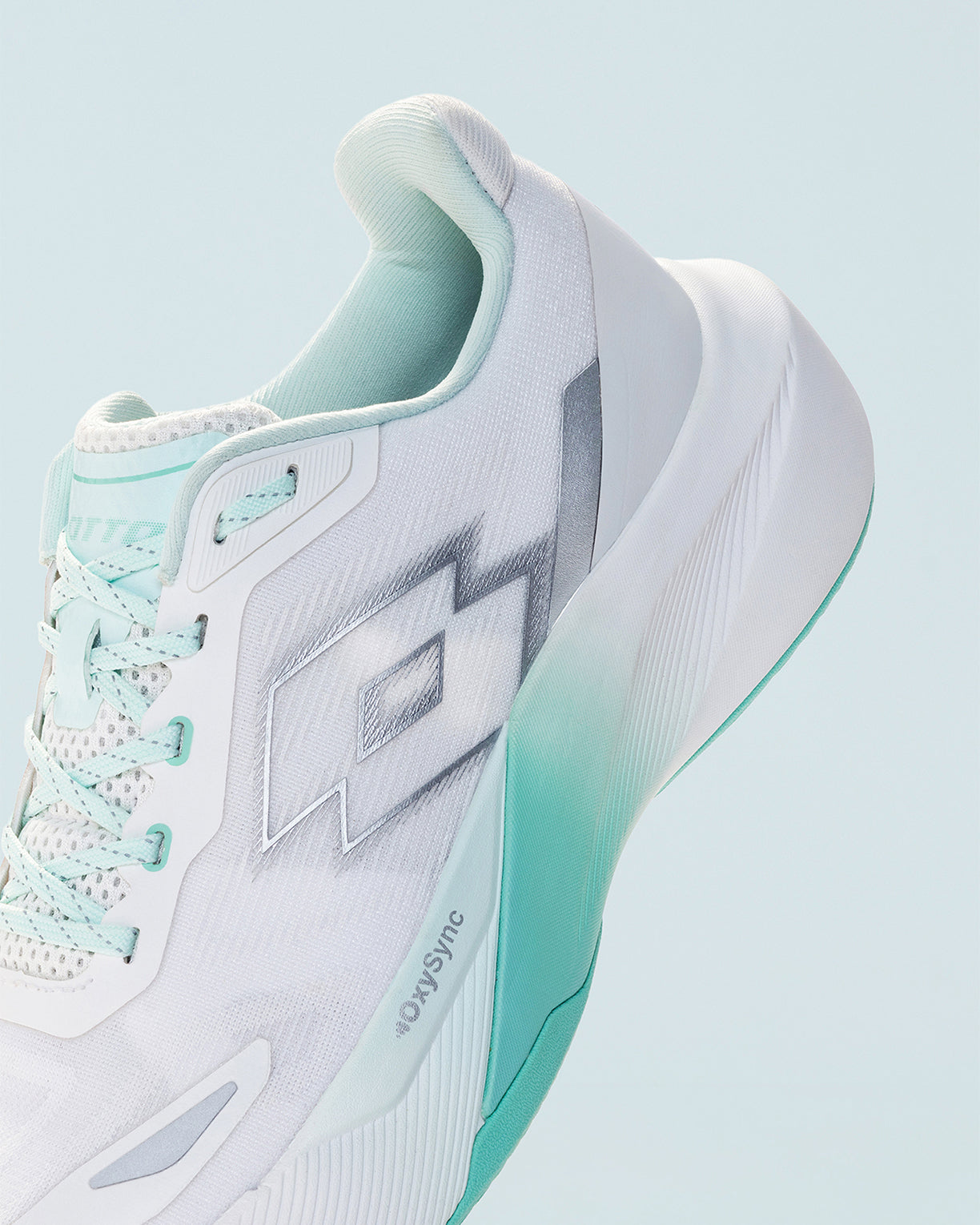 Women Lotto Scatto Pro - Blur Mint Running Shoes3