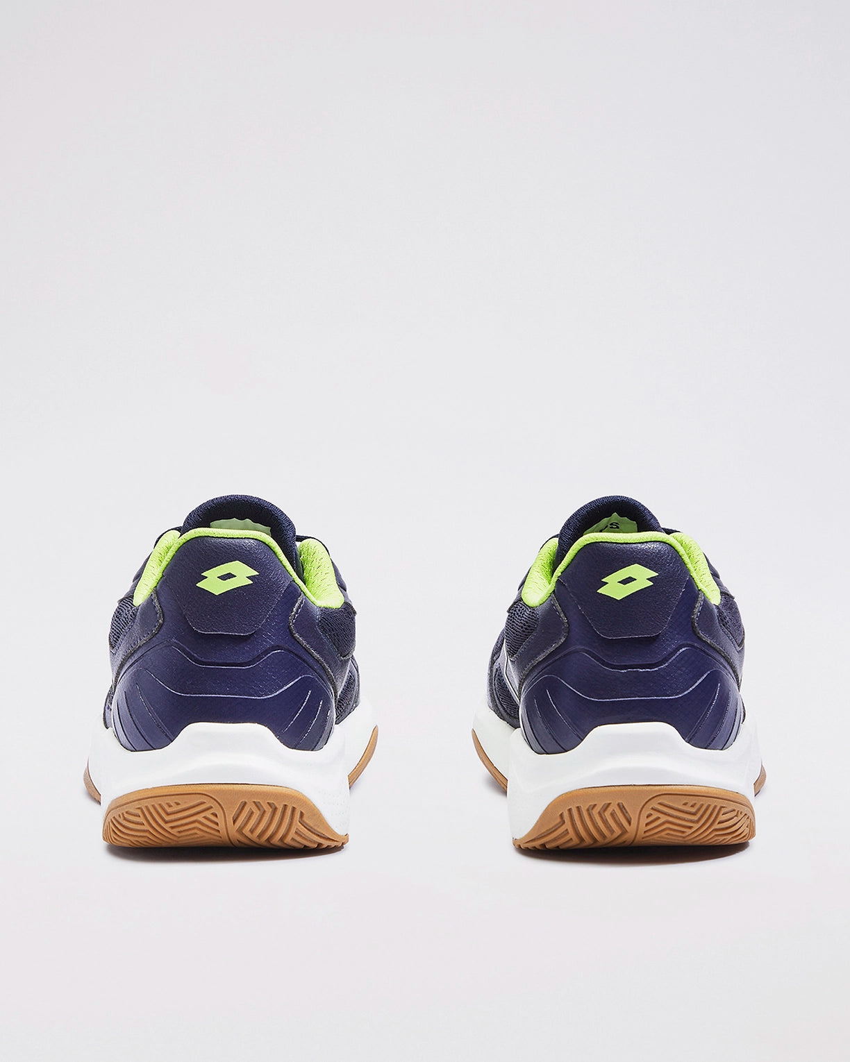 Men Lotto Triumph - Peacoat-Lime Punch Badminton Shoes2