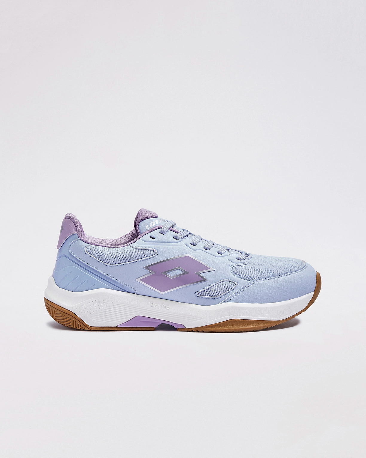Women Lotto Triumph - Ice Water-Pastel Lilac Badminton Shoes1